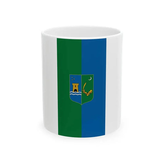 Flag of Lenti variant (Hungary) White Coffee Mug 11oz - Go Mug Yourself
