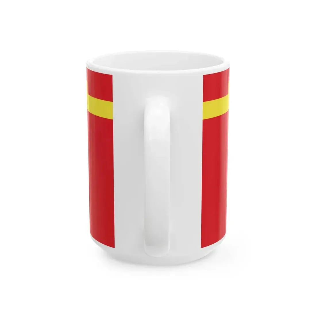 Flag of Lepiel Belarus (Belarus) White Coffee Mug - Go Mug Yourself