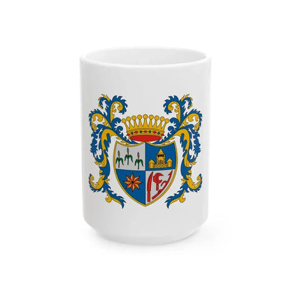 Flag of Lepseny (Hungary) White Coffee Mug 15oz - Go Mug Yourself