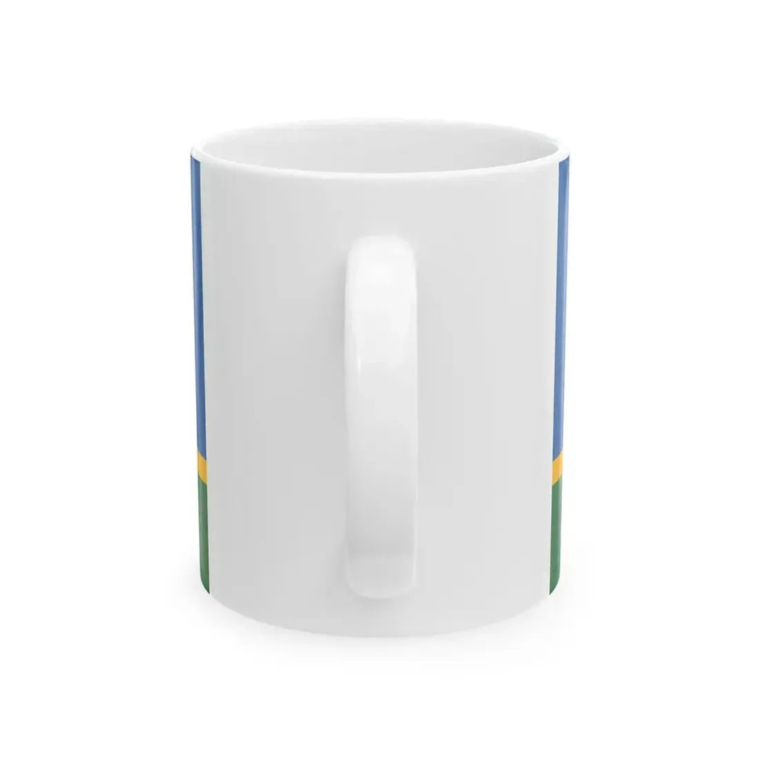 Flag of Lesencefalu (Hungary) White Coffee Mug - Go Mug Yourself