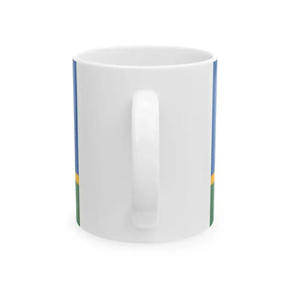 Flag of Lesencefalu (Hungary) White Coffee Mug - Go Mug Yourself