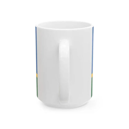 Flag of Lesencefalu (Hungary) White Coffee Mug - Go Mug Yourself