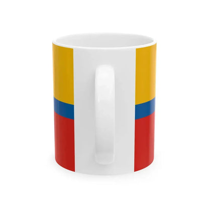 Flag of Lesencetomaj (Hungary) White Coffee Mug - Go Mug Yourself