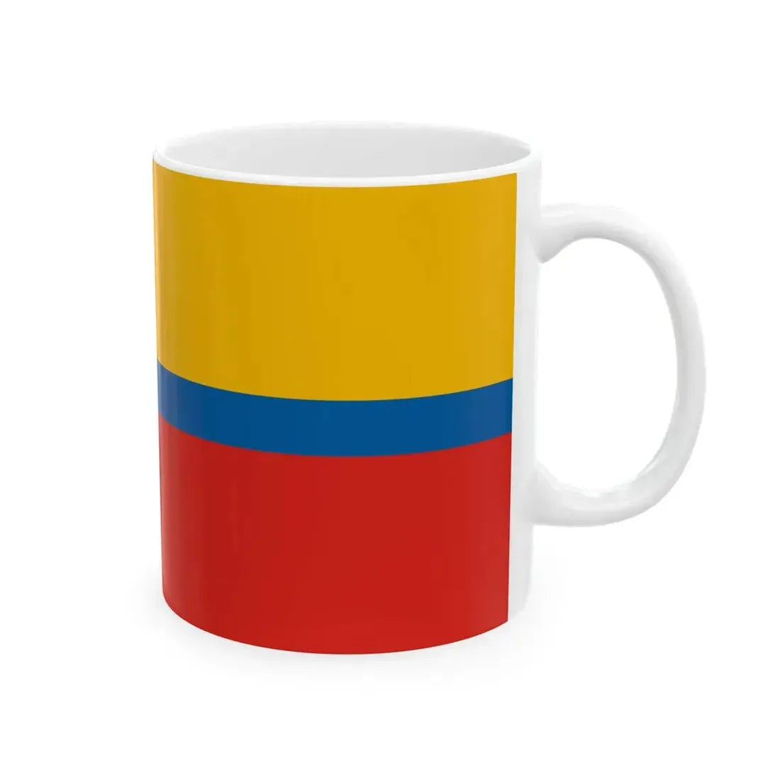 Flag of Lesencetomaj (Hungary) White Coffee Mug - Go Mug Yourself