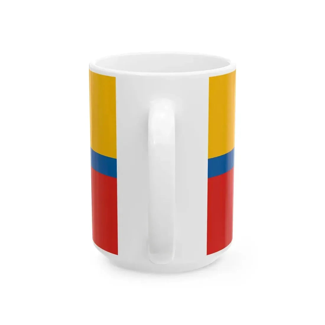 Flag of Lesencetomaj (Hungary) White Coffee Mug - Go Mug Yourself
