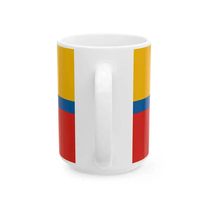 Flag of Lesencetomaj (Hungary) White Coffee Mug - Go Mug Yourself
