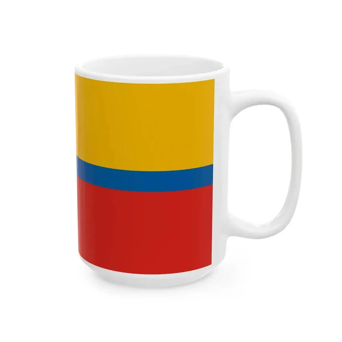 Flag of Lesencetomaj (Hungary) White Coffee Mug - Go Mug Yourself