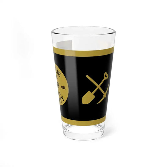 Flag of Leslie County Kentucky (United States) Pint Glass 16oz 16oz - Go Mug Yourself