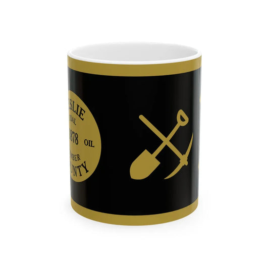 Flag of Leslie County Kentucky (United States) White Coffee Mug 11oz - Go Mug Yourself