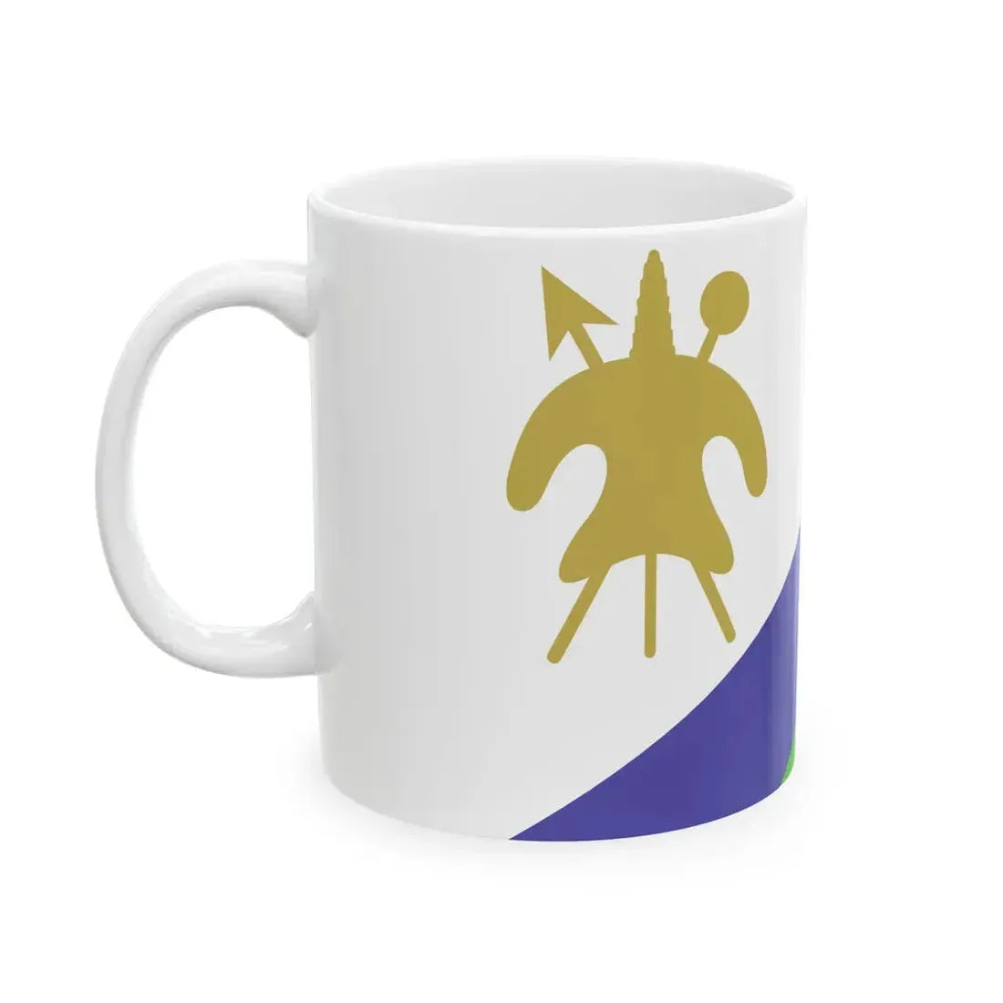 Flag of Lesotho WFB 2000 (Lesotho) White Coffee Mug - Go Mug Yourself