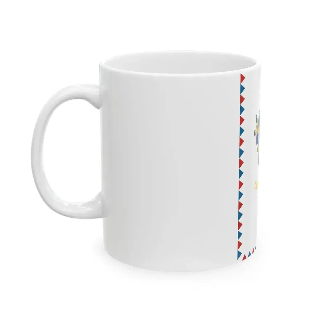 Flag of Letavertes vertical (Hungary) White Coffee Mug - Go Mug Yourself
