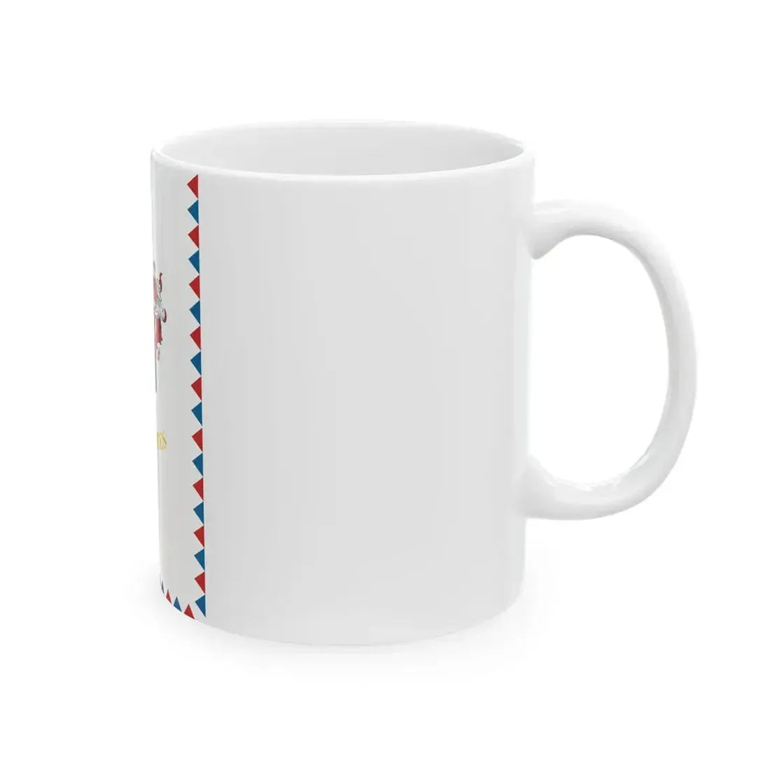 Flag of Letavertes vertical (Hungary) White Coffee Mug - Go Mug Yourself