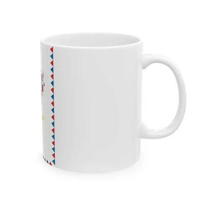 Flag of Letavertes vertical (Hungary) White Coffee Mug - Go Mug Yourself
