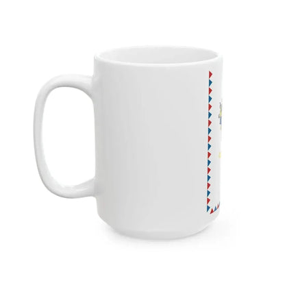 Flag of Letavertes vertical (Hungary) White Coffee Mug - Go Mug Yourself