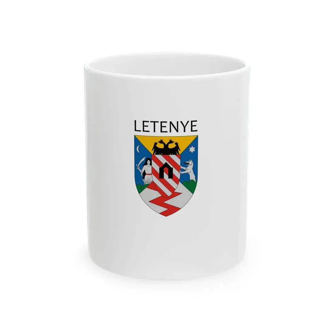 Flag of Letenye (Hungary) White Coffee Mug 11oz - Go Mug Yourself