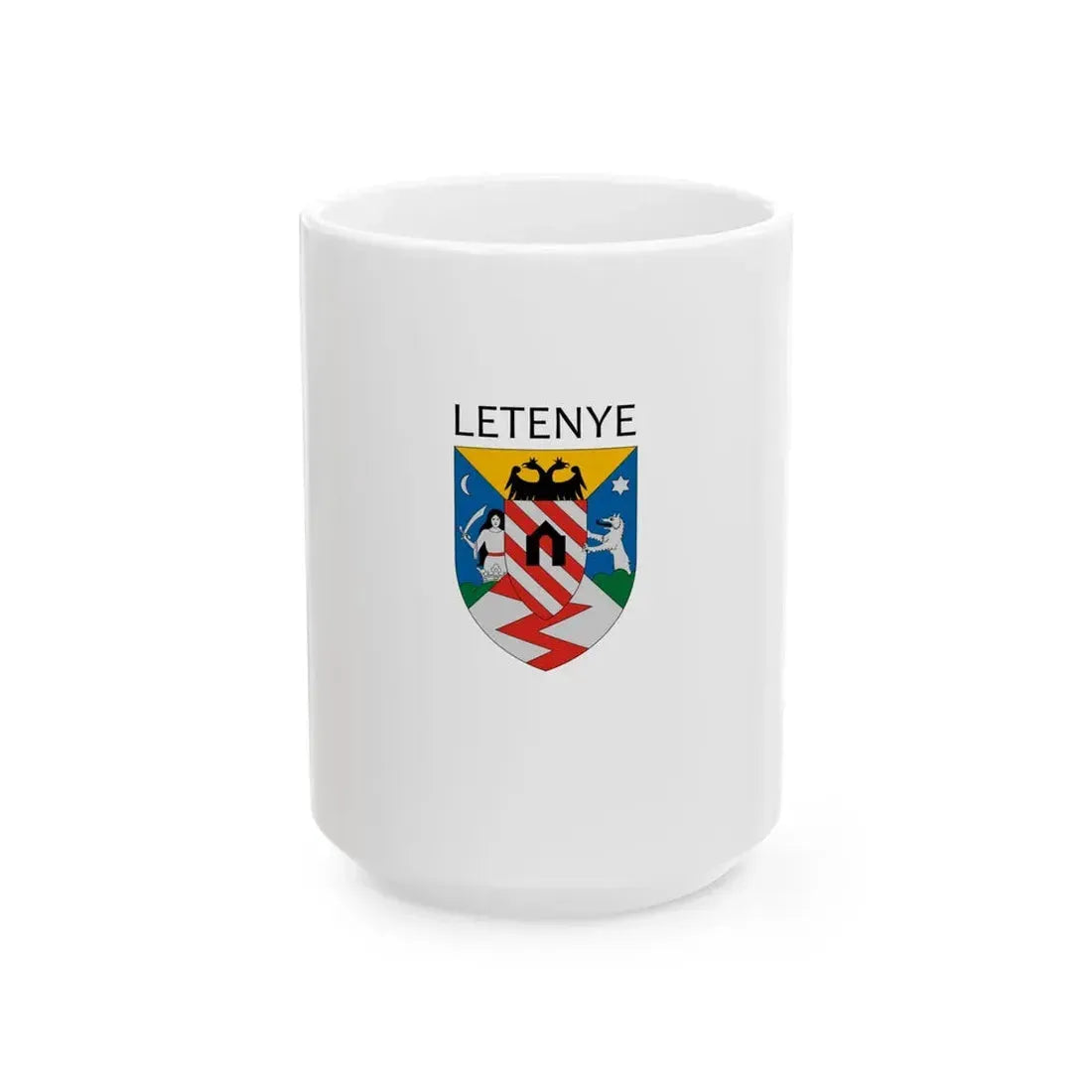 Flag of Letenye (Hungary) White Coffee Mug 15oz - Go Mug Yourself