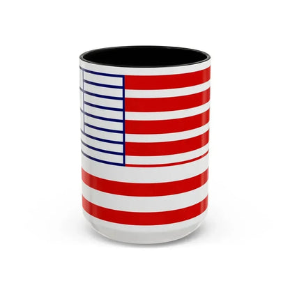 Flag of Lethbridge Canada - Accent Coffee Mug 15oz Black - Go Mug Yourself