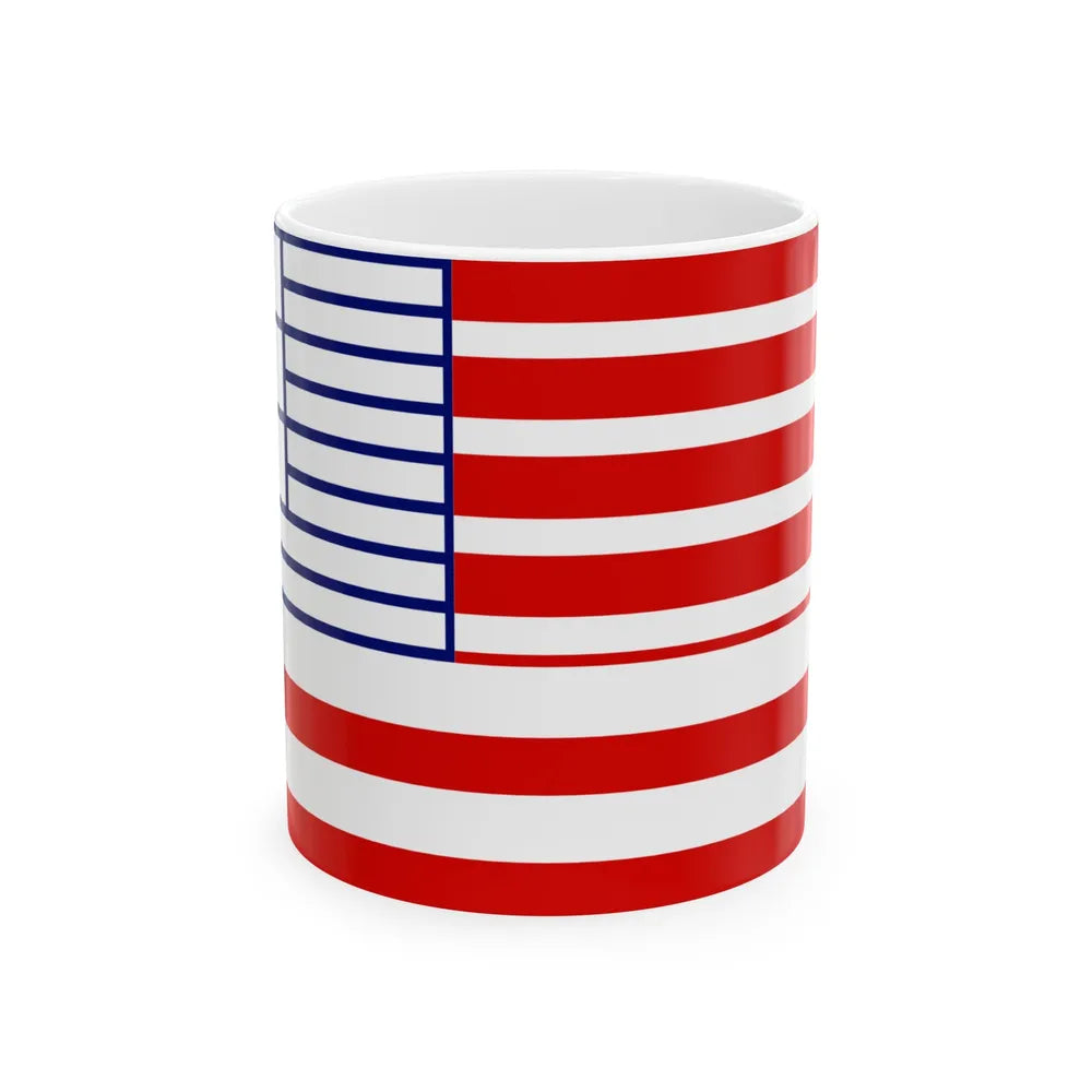 Flag of Lethbridge Canada - White Coffee Mug-11oz-Go Mug Yourself