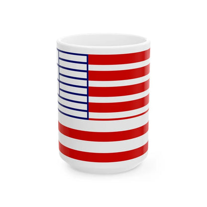 Flag of Lethbridge Canada - White Coffee Mug-15oz-Go Mug Yourself