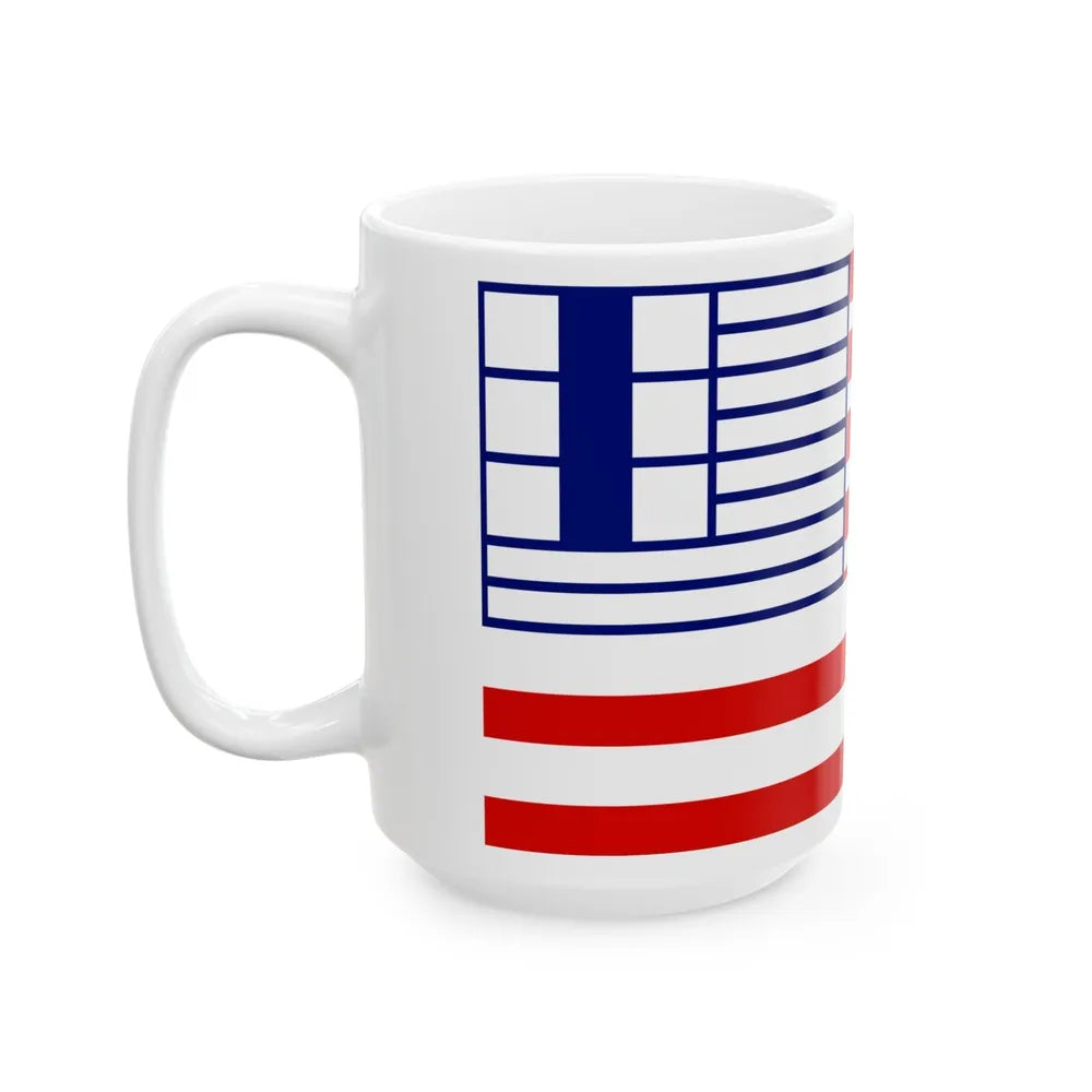 Flag of Lethbridge Canada - White Coffee Mug-Go Mug Yourself