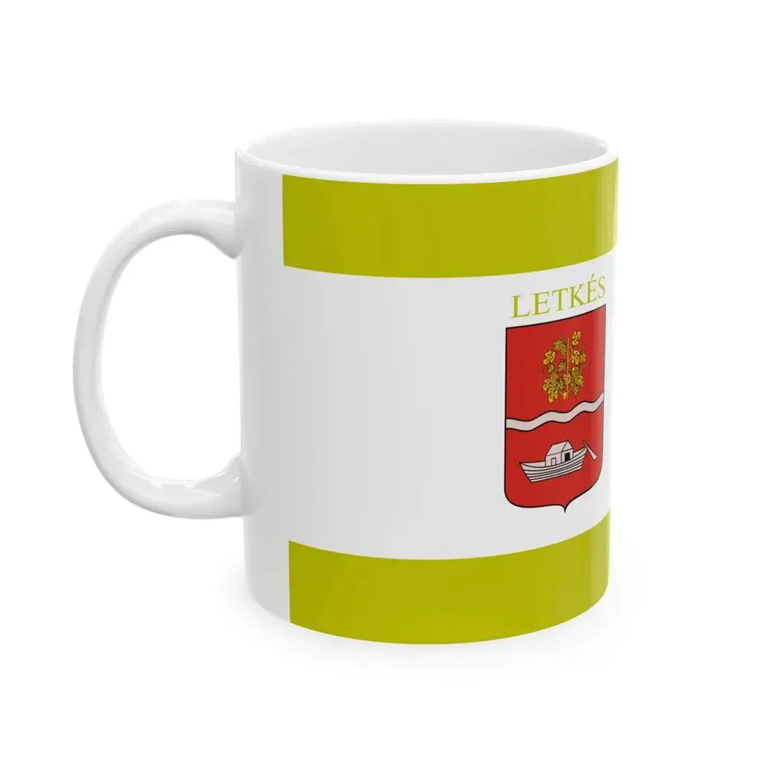 Flag of Letkes (Hungary) White Coffee Mug - Go Mug Yourself