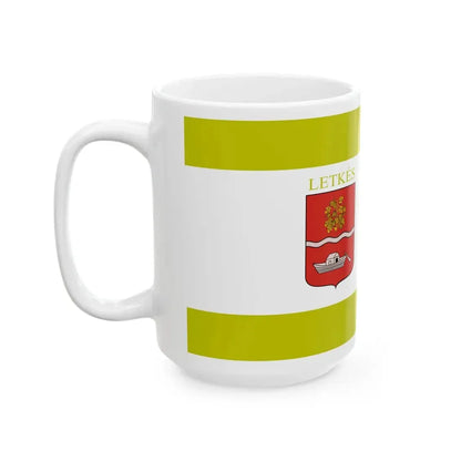 Flag of Letkes (Hungary) White Coffee Mug - Go Mug Yourself