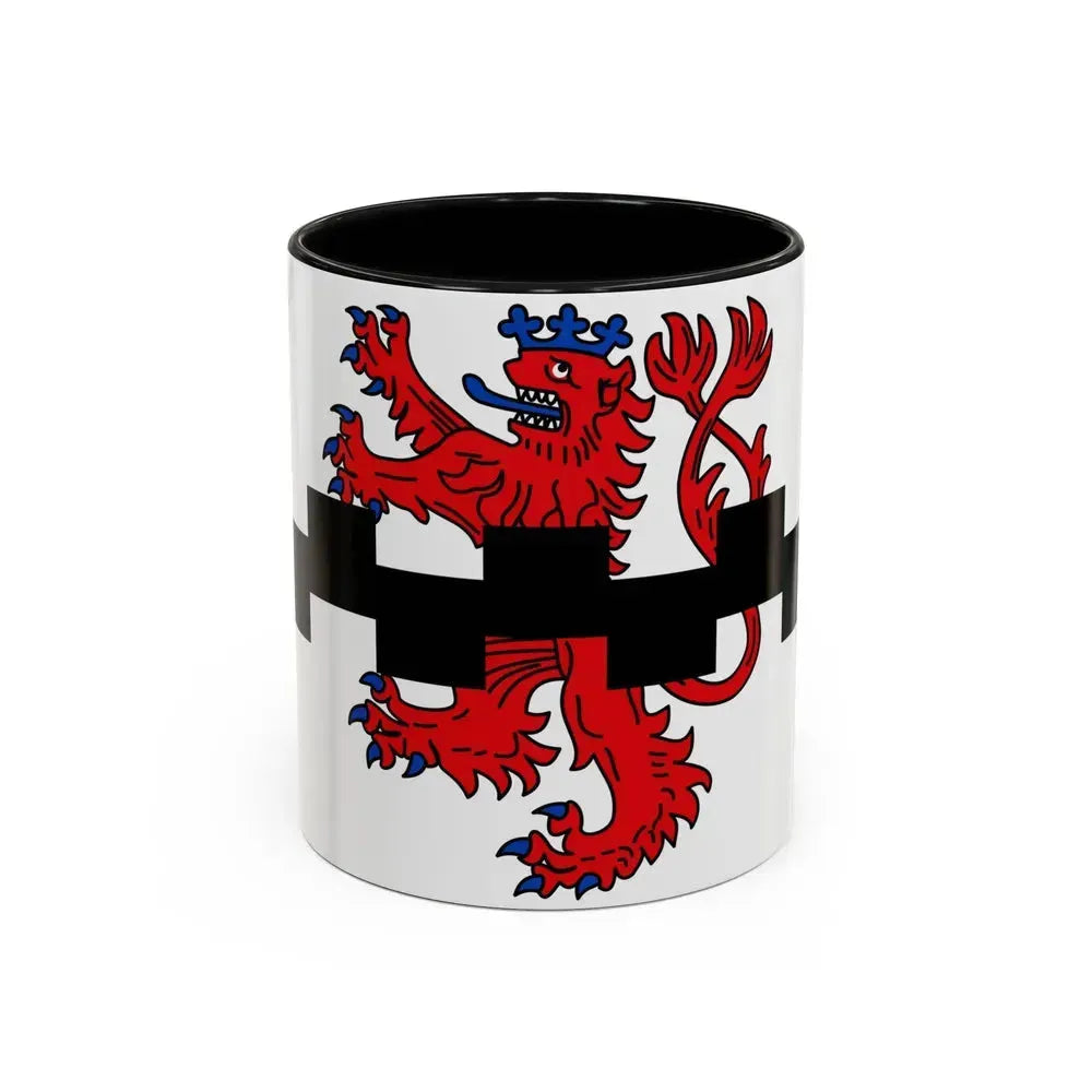 Flag of Leverkusen Germany - Accent Coffee Mug 11oz Black - Go Mug Yourself