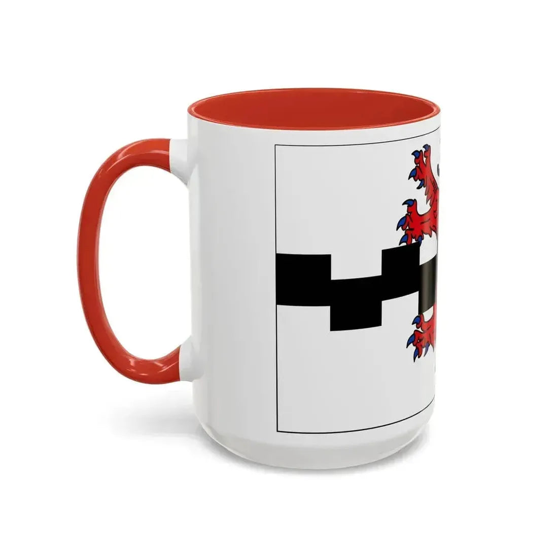 Flag of Leverkusen Germany - Accent Coffee Mug - Go Mug Yourself