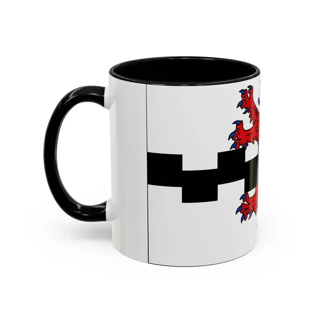 Flag of Leverkusen Germany - Accent Coffee Mug - Go Mug Yourself