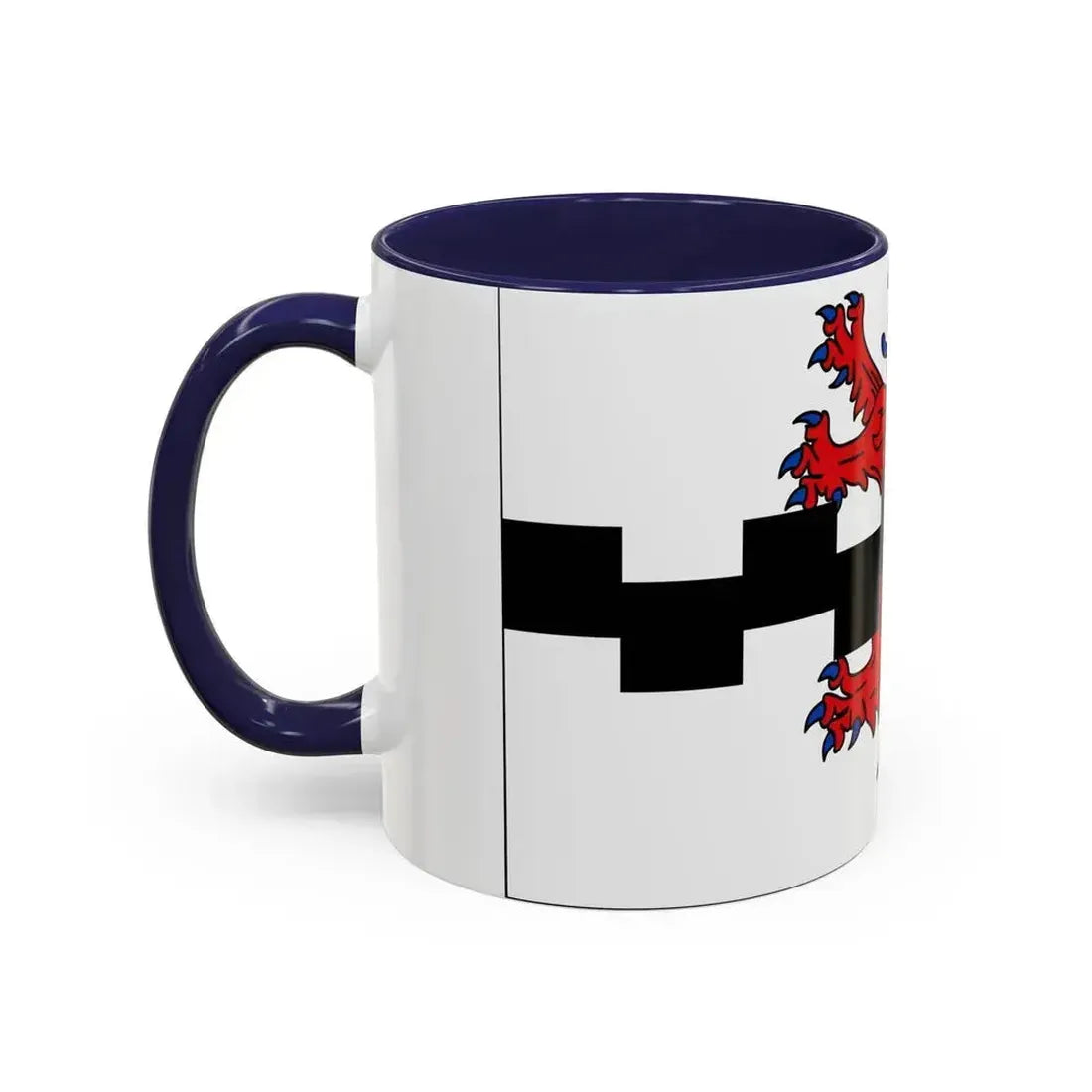 Flag of Leverkusen Germany - Accent Coffee Mug - Go Mug Yourself