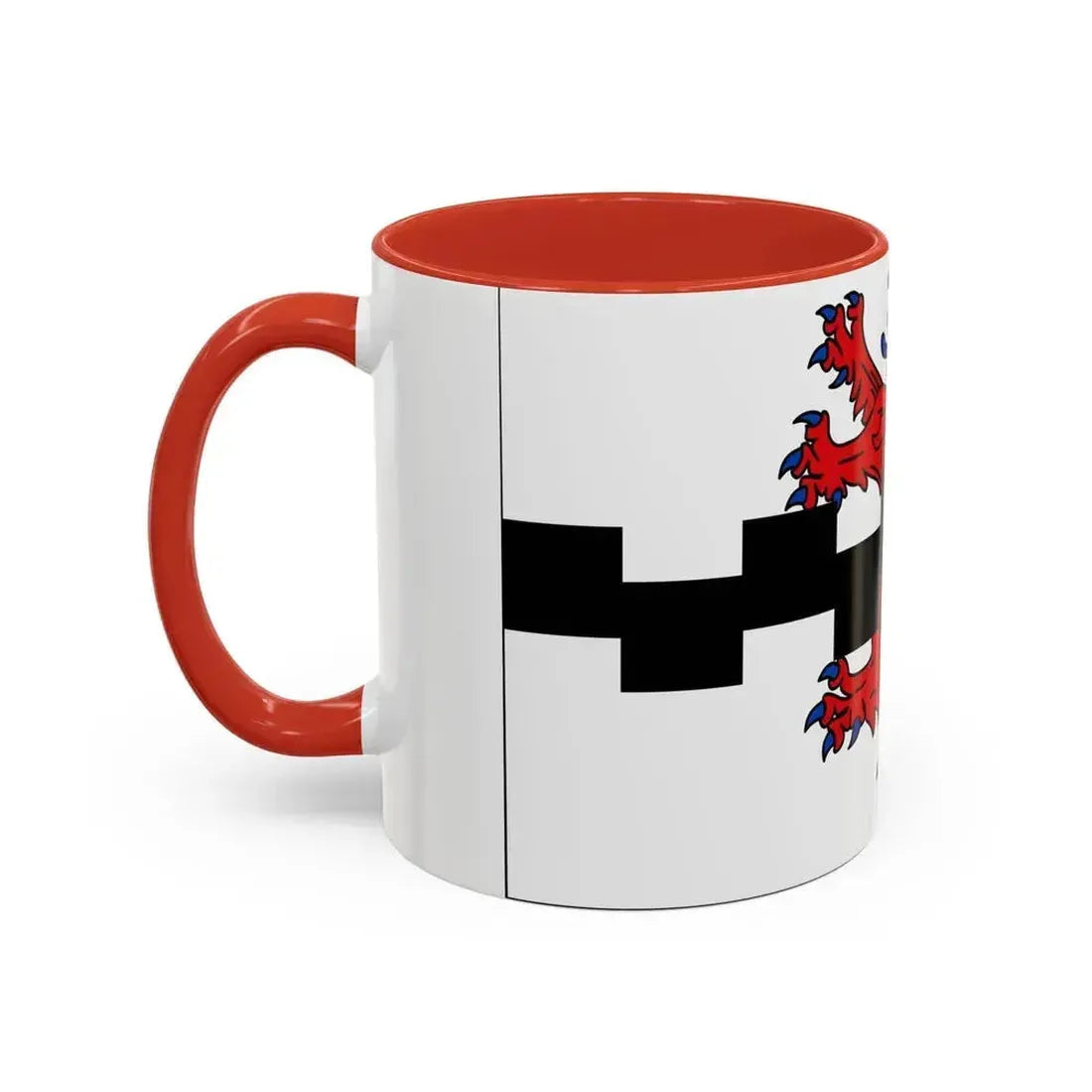 Flag of Leverkusen Germany - Accent Coffee Mug - Go Mug Yourself
