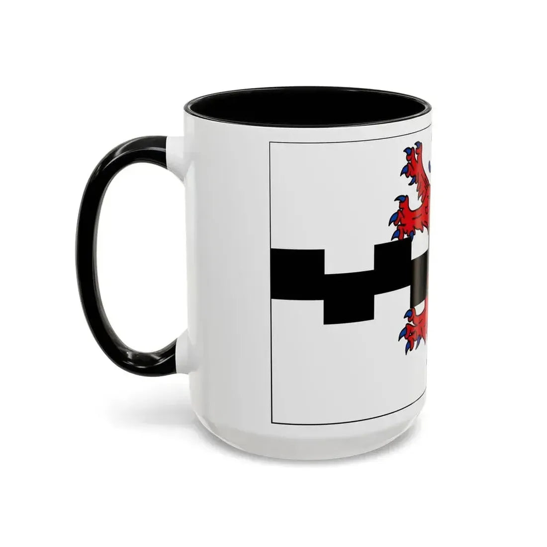 Flag of Leverkusen Germany - Accent Coffee Mug - Go Mug Yourself