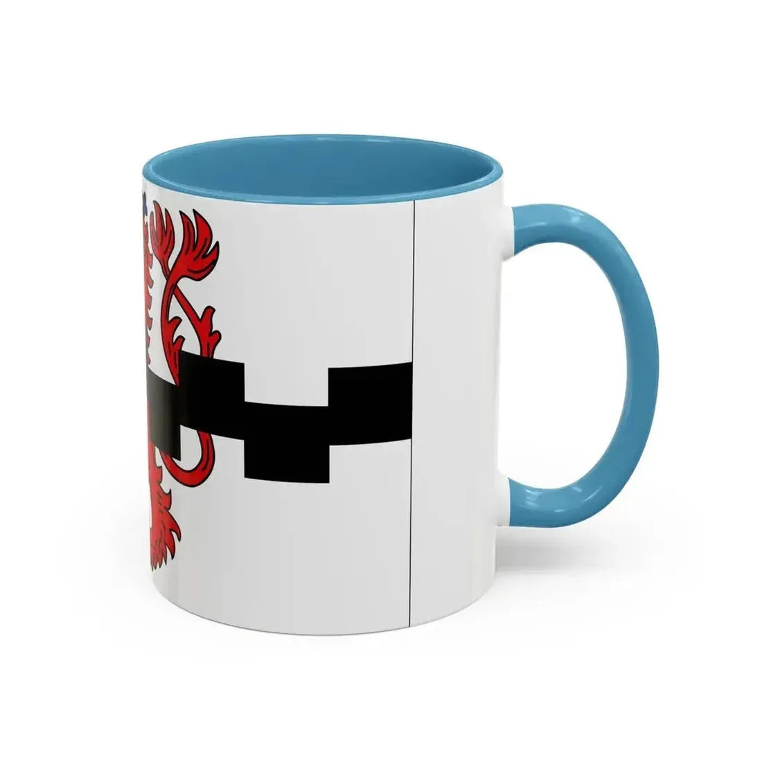 Flag of Leverkusen Germany - Accent Coffee Mug - Go Mug Yourself