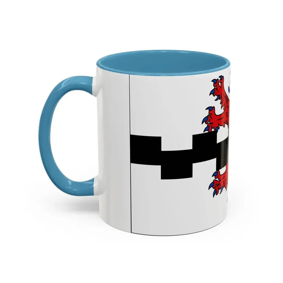 Flag of Leverkusen Germany - Accent Coffee Mug - Go Mug Yourself
