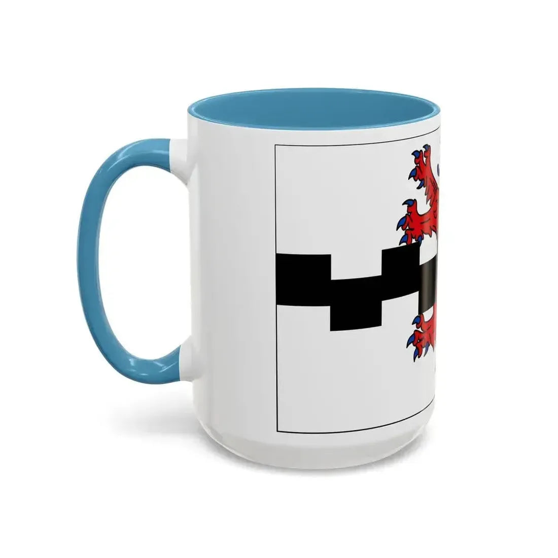 Flag of Leverkusen Germany - Accent Coffee Mug - Go Mug Yourself