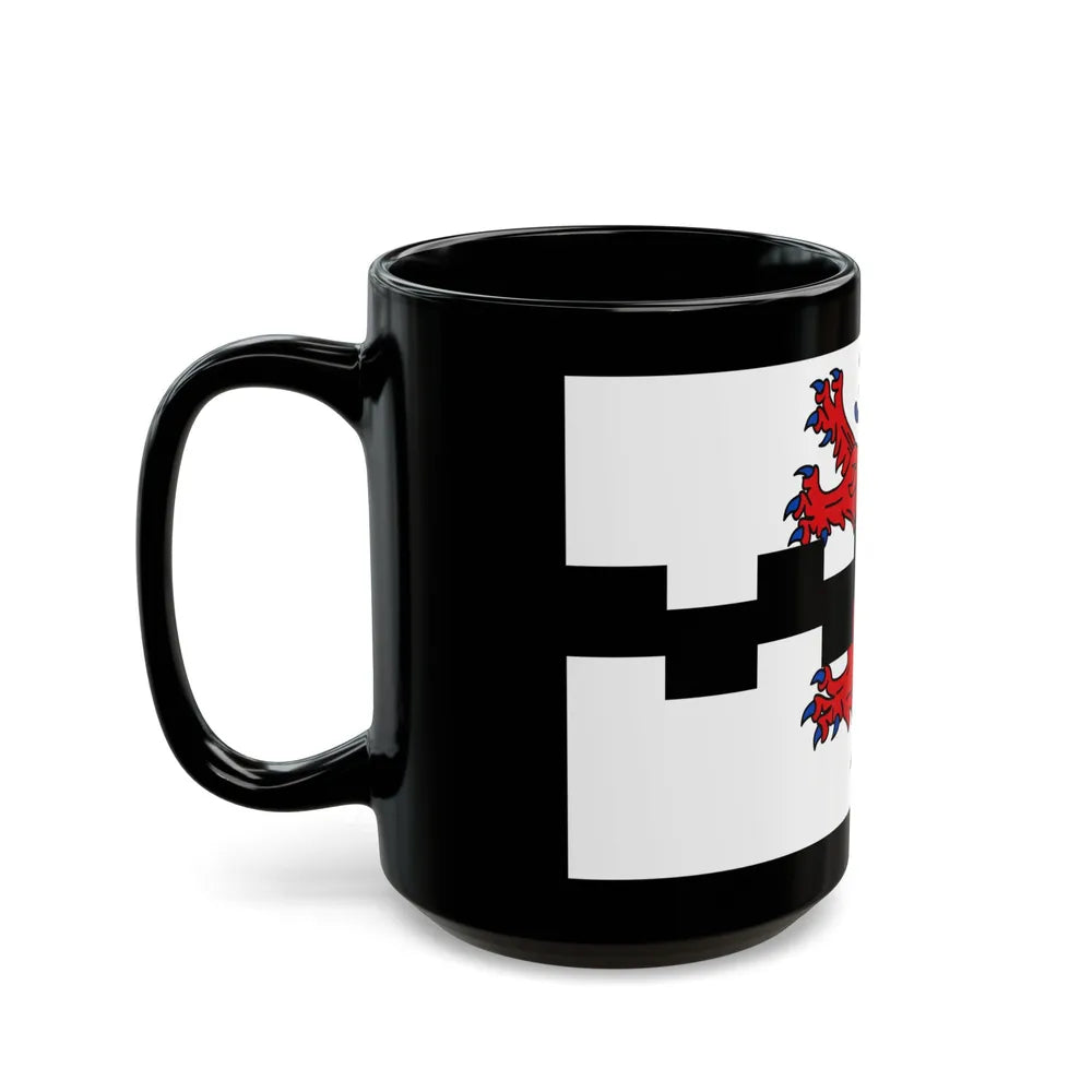 Flag of Leverkusen Germany - Black Coffee Mug-Go Mug Yourself