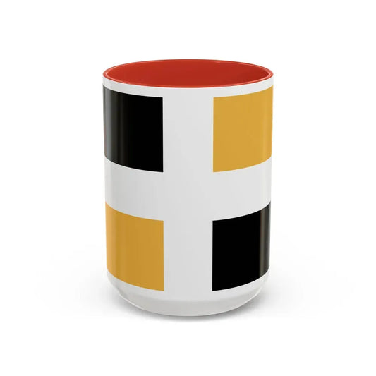 Flag of Levis Canada - Accent Coffee Mug 15oz Red - Go Mug Yourself
