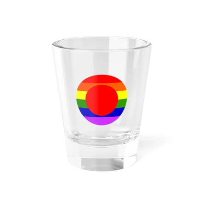 Flag of LGBT Japan (Japan) Shot Glass 1.5oz 1.5oz - Go Mug Yourself