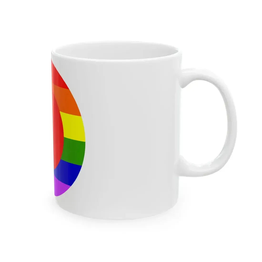 Flag of LGBT Japan (Japan) White Coffee Mug - Go Mug Yourself