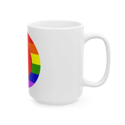 Flag of LGBT Japan (Japan) White Coffee Mug - Go Mug Yourself