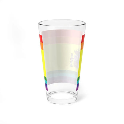 Flag of LGBT Spain (Spain) Pint Glass 16oz - Go Mug Yourself