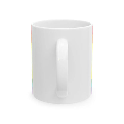 Flag of LGBT Spain (Spain) White Coffee Mug - Go Mug Yourself