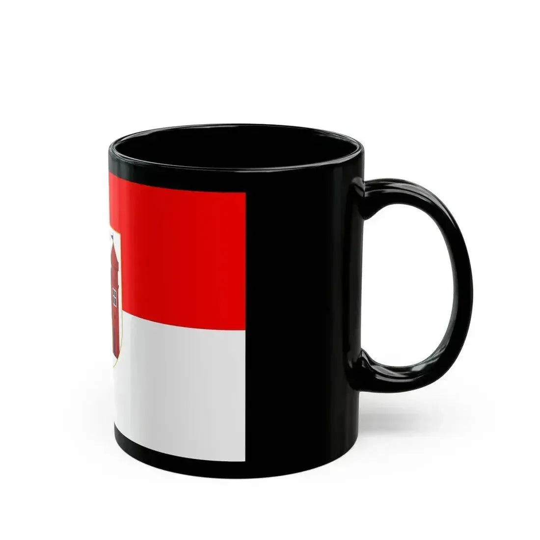 Flag of Liberec Czech Republic - Black Coffee Mug - Go Mug Yourself