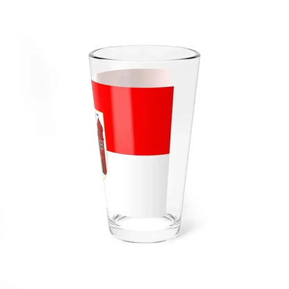Flag of Liberec Czech Republic - Pint Glass 16oz - Go Mug Yourself