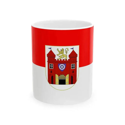 Flag of Liberec Czech Republic - White Coffee Mug 11oz - Go Mug Yourself