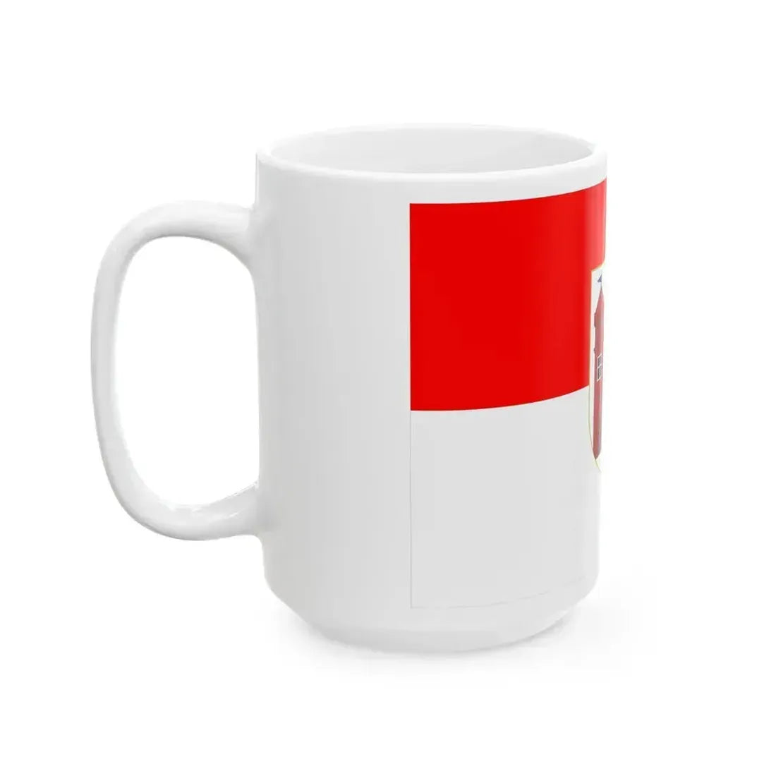 Flag of Liberec Czech Republic - White Coffee Mug - Go Mug Yourself