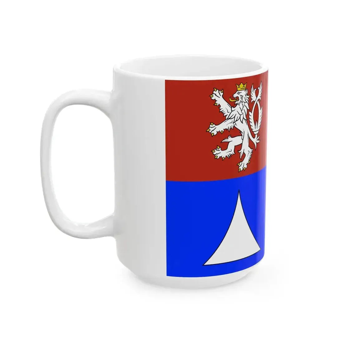 Flag of Liberec Region (Czech Republic) White Coffee Mug - Go Mug Yourself