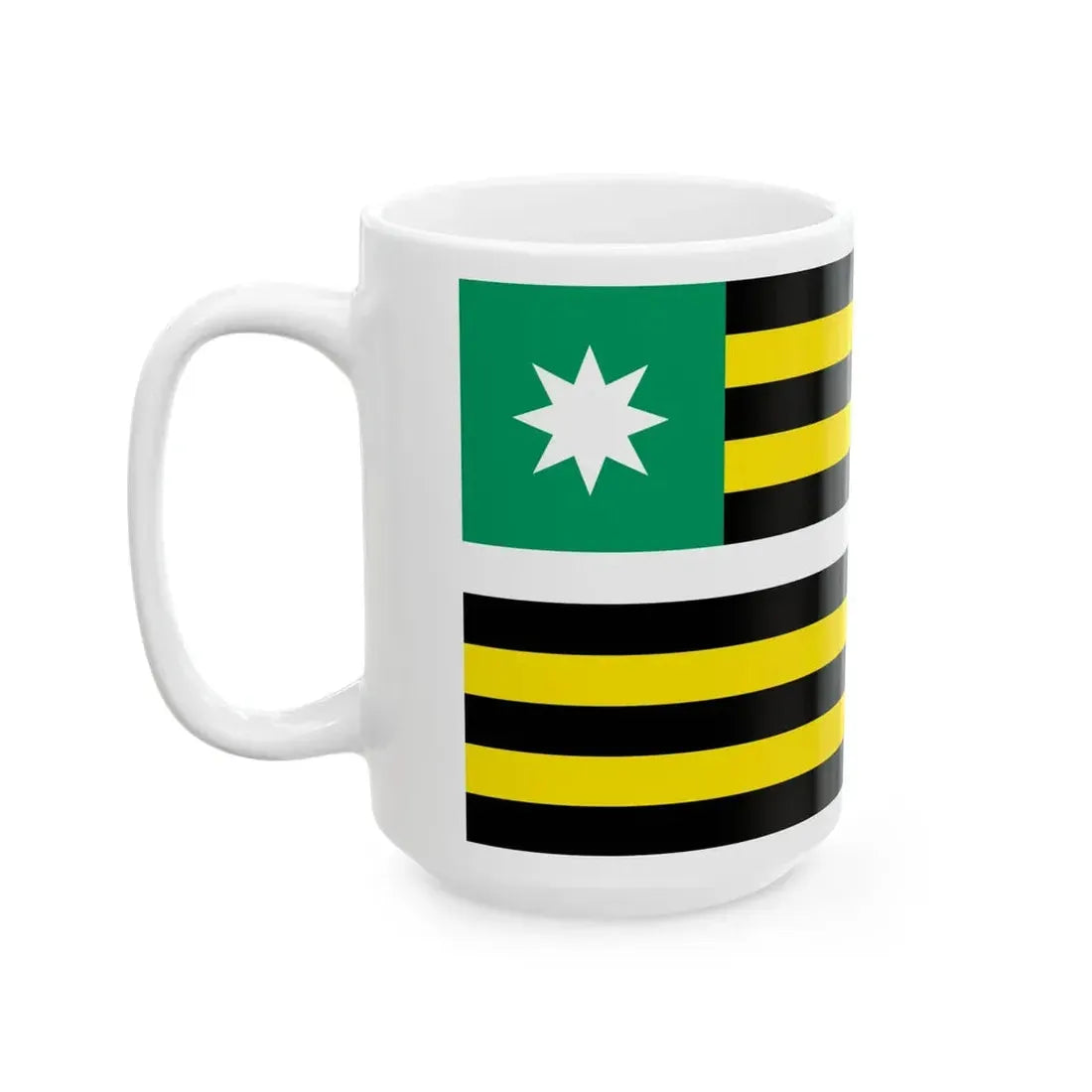 Flag of Liberia 1906 proposal (Liberia) White Coffee Mug - Go Mug Yourself