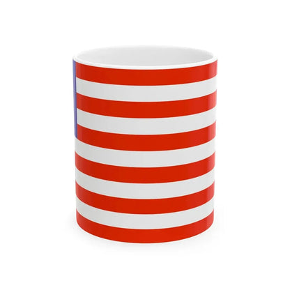 Flag of Liberia WFB 2000 (Liberia) White Coffee Mug 11oz - Go Mug Yourself