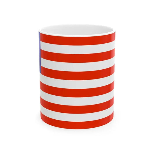 Flag of Liberia WFB 2000 (Liberia) White Coffee Mug 11oz - Go Mug Yourself